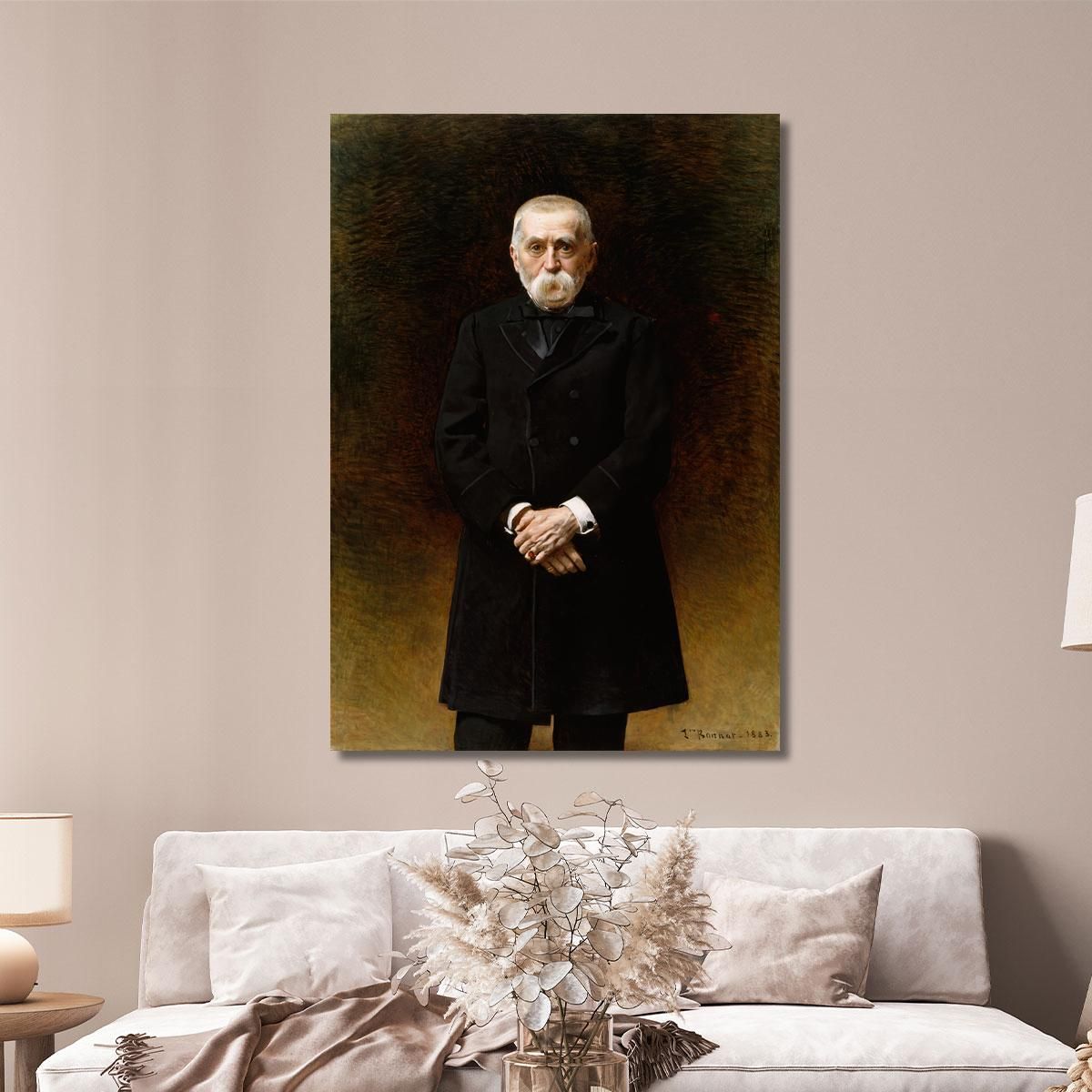Portrait Of William T. Walters Léon Bonnat lbn34 canvas print 