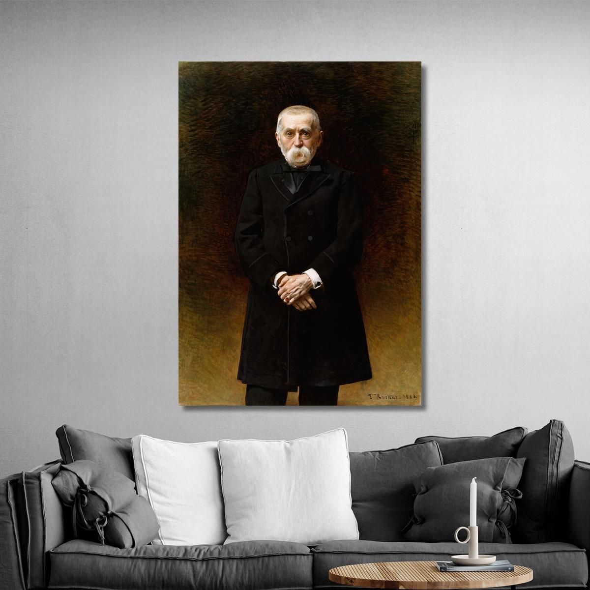 Portrait Of William T. Walters Léon Bonnat lbn34 canvas print 