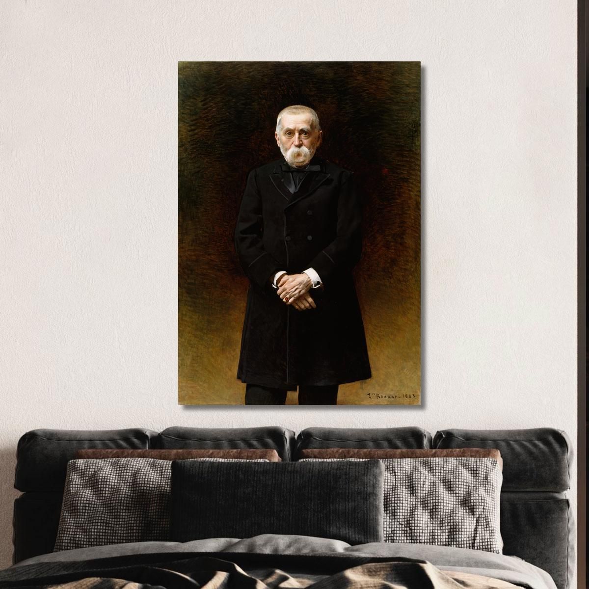 Portrait Of William T. Walters Léon Bonnat lbn34 canvas print 