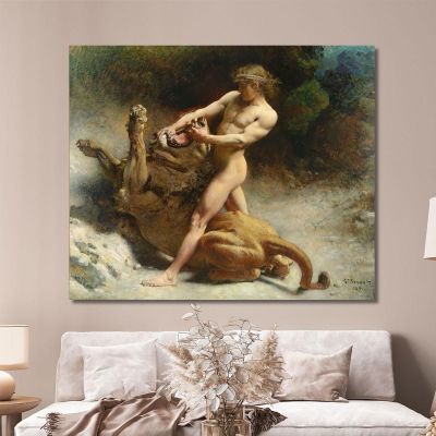 Samson'S Youth Léon Bonnat lbn36 canvas print 