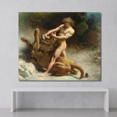 Samson'S Youth Léon Bonnat lbn36 canvas print 