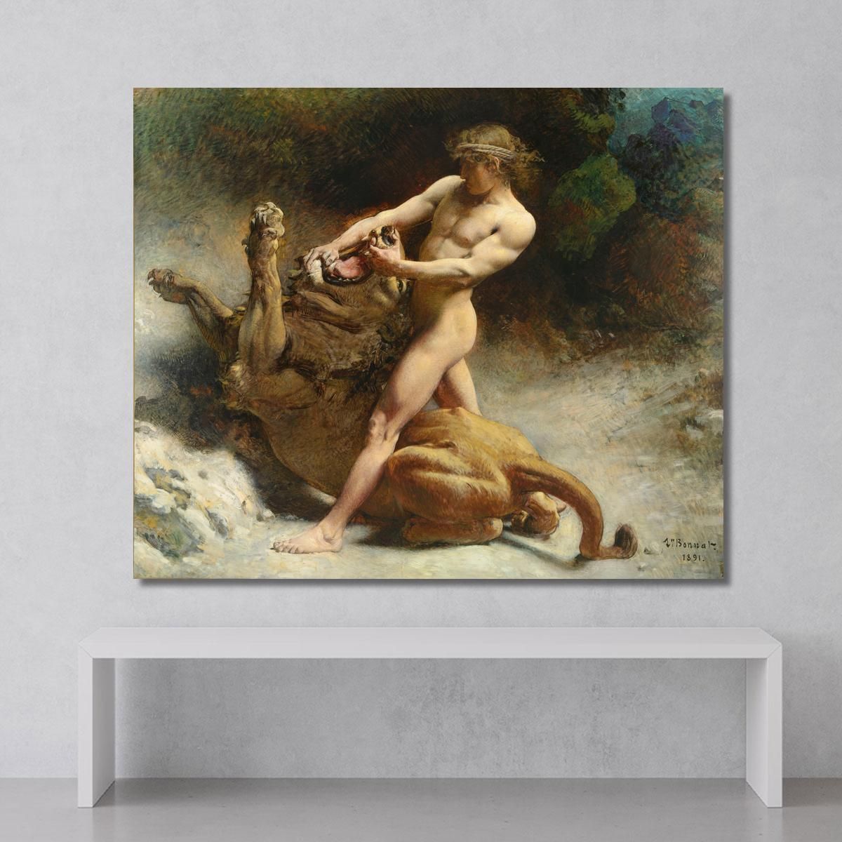 Samson'S Youth Léon Bonnat lbn36 canvas print 