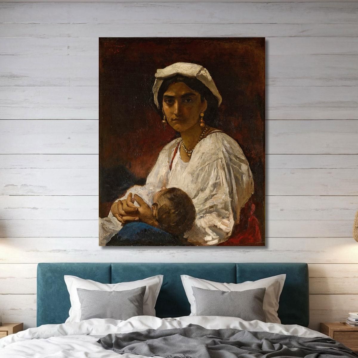 The Bandit S Wife Léon Bonnat lbn37 canvas print 