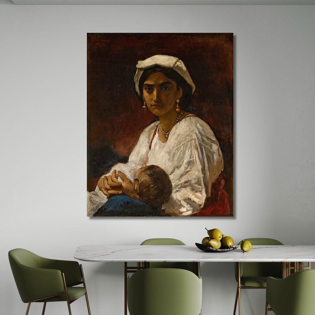 The Bandit S Wife Léon Bonnat lbn37 canvas print 