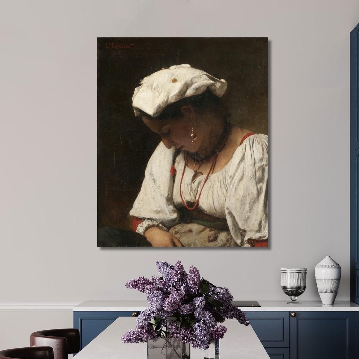 The Victim Léon Bonnat lbn38 canvas print 