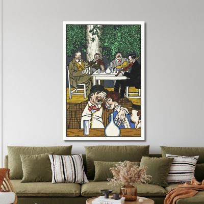 At The Heuriger At The Heuriger Moriz Jung mjn3 canvas print 