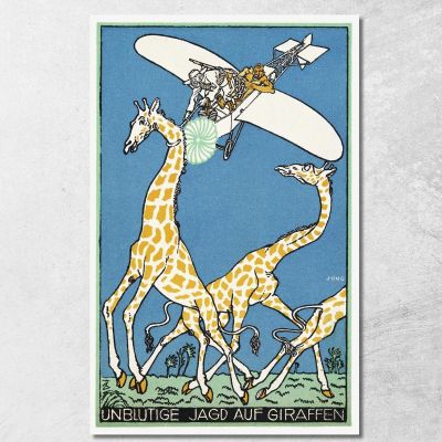 Bloodless Giraffe Hunt Bloodless Giraffe Hunt Moriz Jung mjn5 canvas print 
