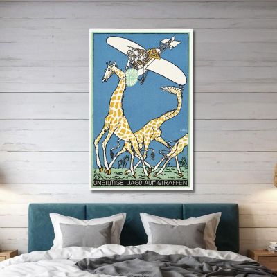 Bloodless Giraffe Hunt Bloodless Giraffe Hunt Moriz Jung mjn5 canvas print 
