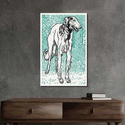 Greyhound 1912 2 Moriz Jung mjn16 canvas print 