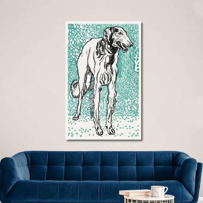 Greyhound 1912 2 Moriz Jung mjn16 canvas print 