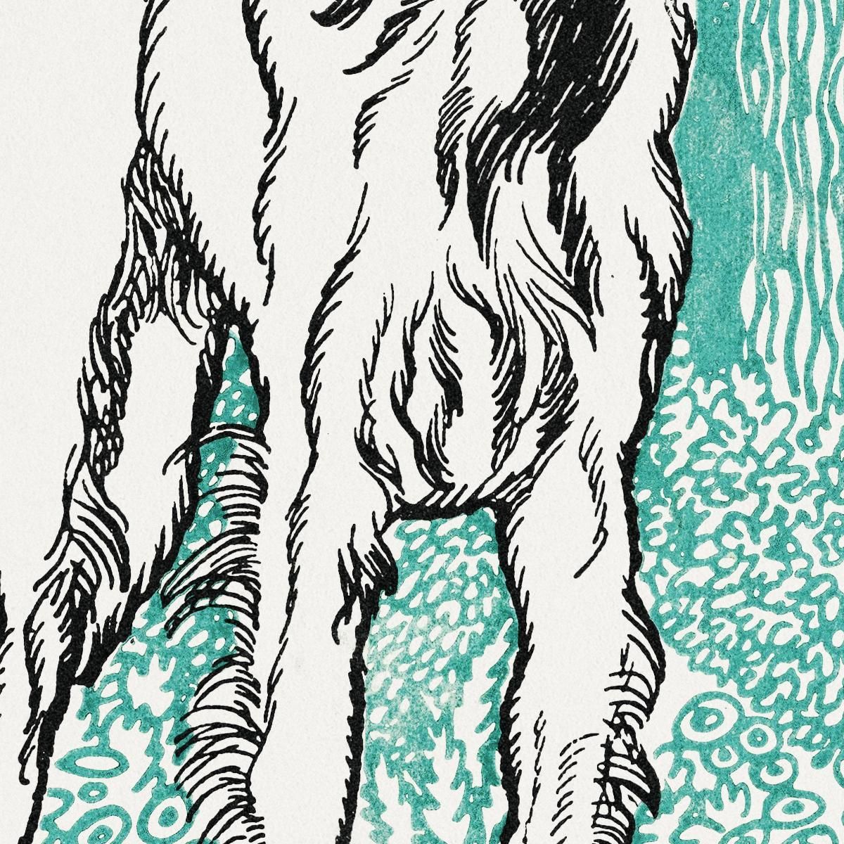 Greyhound 1912 2 Moriz Jung mjn16 canvas print