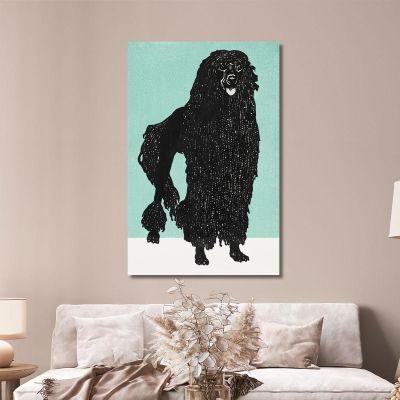 Poodle Moriz Jung mjn22 canvas print 