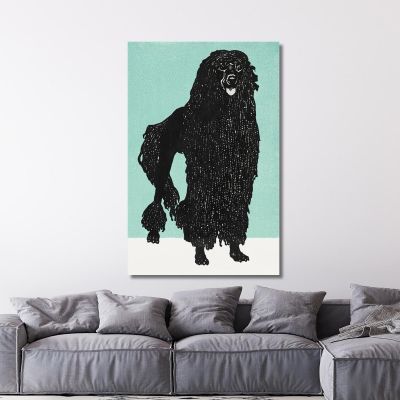 Poodle Moriz Jung mjn22 canvas print 