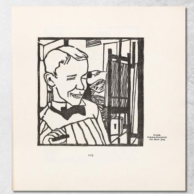 Portrait Moriz Jung mjn23 canvas print 