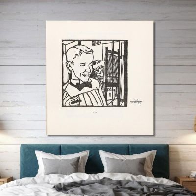 Portrait Moriz Jung mjn23 canvas print 