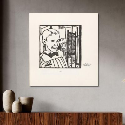 Portrait Moriz Jung mjn23 canvas print 