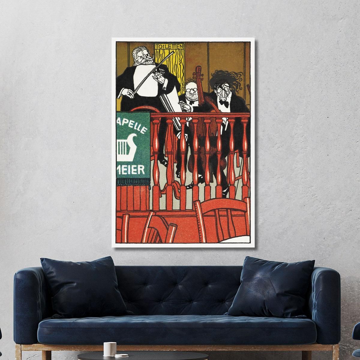 Salon Orchestra Meier Moriz Jung mjn25 canvas print 