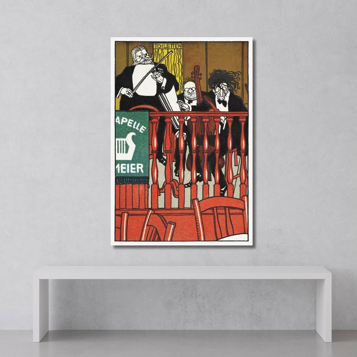 Salon Orchestra Meier Moriz Jung mjn25 canvas print 