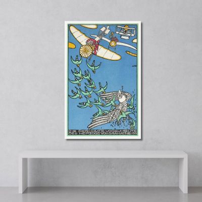 The Duke Of Gramatneiss'S Famous Pack Of Birds Moriz Jung mjn30 canvas print 