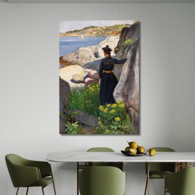 On The Coast Paul Fischer pfs20 canvas print 