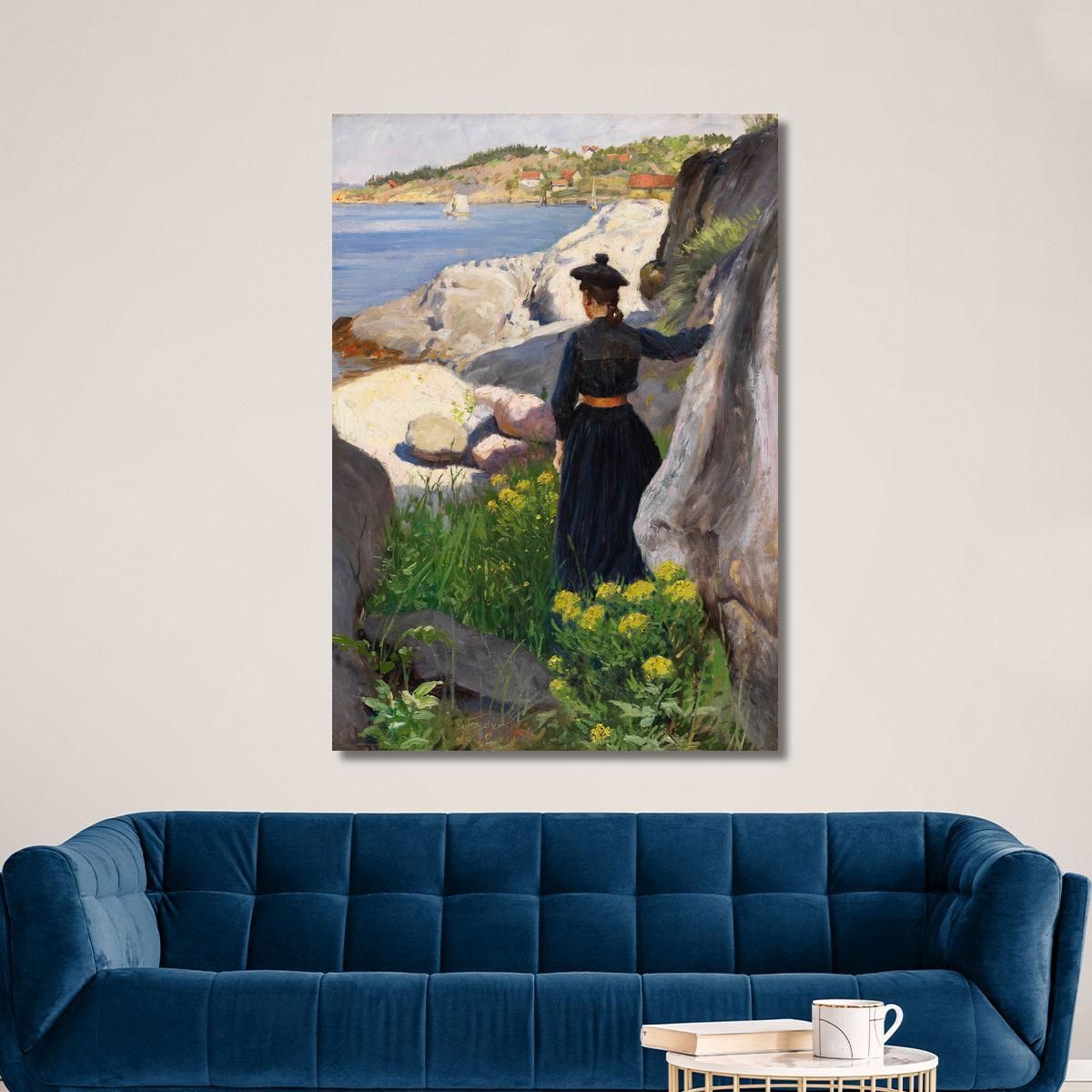 On The Coast Paul Fischer pfs20 canvas print 