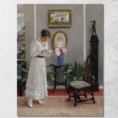 The Letter Paul Fischer pfs30 canvas print 