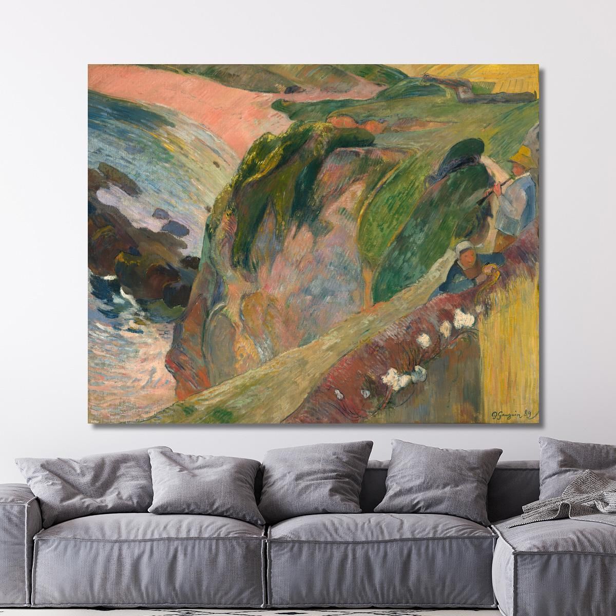 Above The Sea Paul Gauguin pgg4 canvas print 