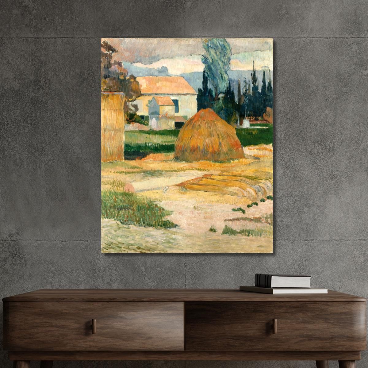Landscape Near Arles Paul Gauguin pgg47 canvas print 