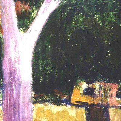 Landscape With A Pig And A Horse Hiva Oa Paul Gauguin pgg51 canvas print