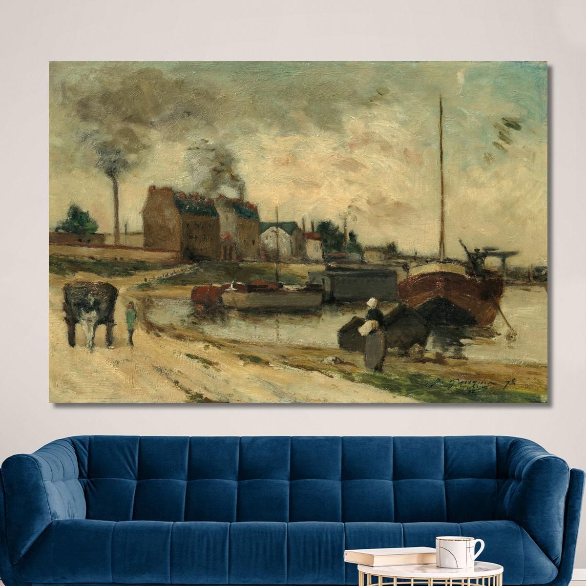 The Cail And Quai De Grenelle Factories Paul Gauguin pgg58 canvas print 