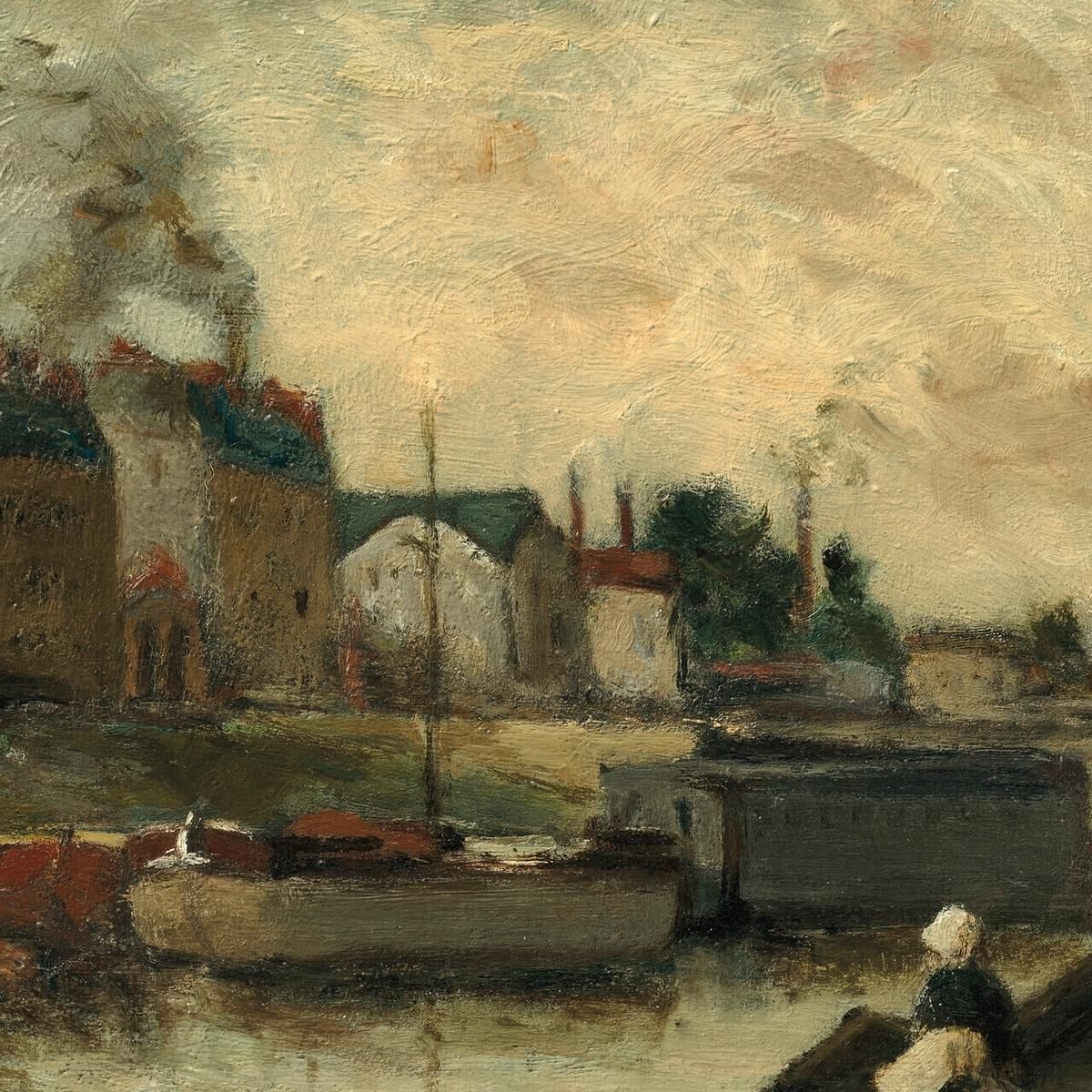 The Cail And Quai De Grenelle Factories Paul Gauguin pgg58 canvas print