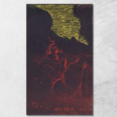 Mahna No Varua Ino The Demon Speaks Paul Gauguin pgg62 canvas print 