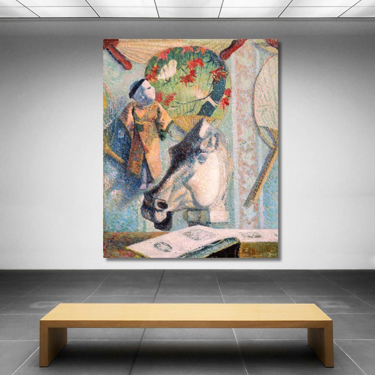 Still Life With Horse--S Head Paul Gauguin pgg102 canvas print 