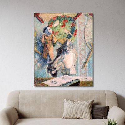 Still Life With Horse--S Head Paul Gauguin pgg102 canvas print 