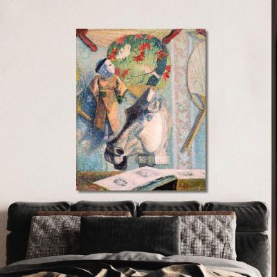 Still Life With Horse--S Head Paul Gauguin pgg102 canvas print 