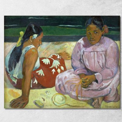 Tahitian Women On The Beach Paul Gauguin pgg115 canvas print 
