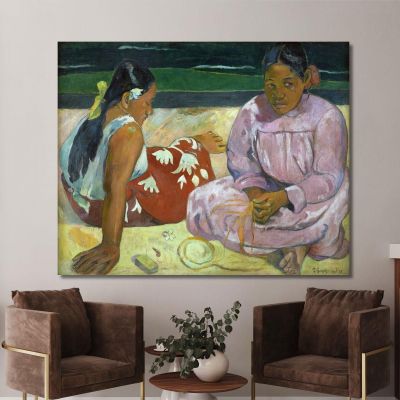 Tahitian Women On The Beach Paul Gauguin pgg115 canvas print 