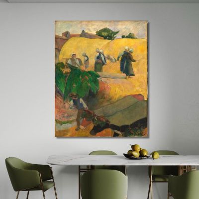The Haystacks Paul Gauguin pgg129 canvas print 