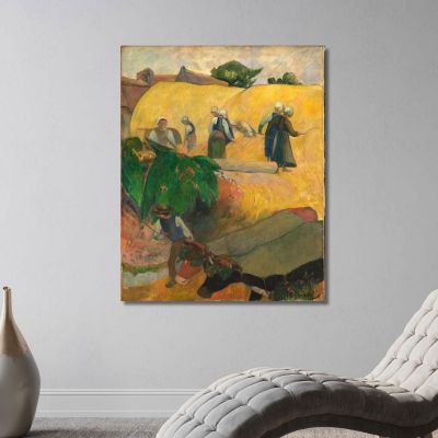 The Haystacks Paul Gauguin pgg129 canvas print 