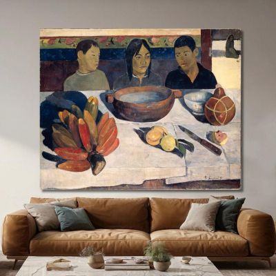 The Meal Paul Gauguin pgg134 canvas print 