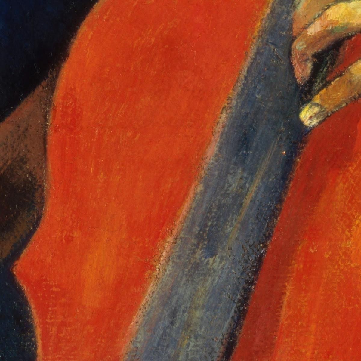 The Violoncellist Schneklud Paul Gauguin pgg143 canvas print