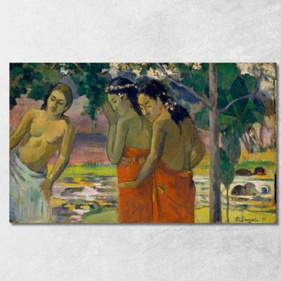 Three Tahitian Women Paul Gauguin pgg146 canvas print 
