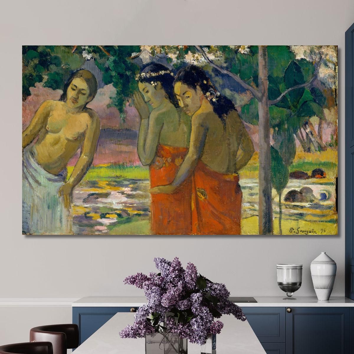 Three Tahitian Women Paul Gauguin pgg146 canvas print 