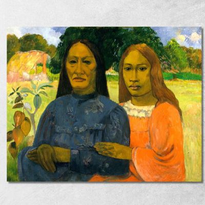 Two Women Paul Gauguin pgg151 canvas print 