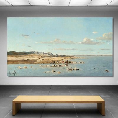 Washerwomen On The Banks Of The Durance Paul Gauguin pgg158 canvas print 