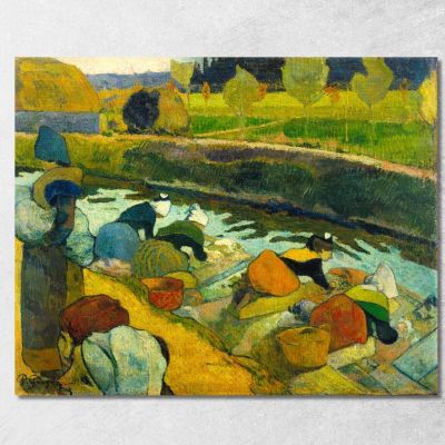 Washerwomen Paul Gauguin pgg159 canvas print 