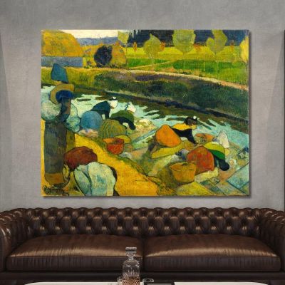 Washerwomen Paul Gauguin pgg159 canvas print 