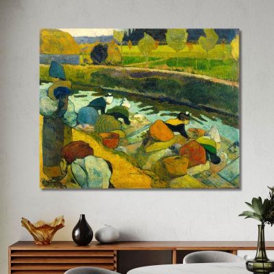 Washerwomen Paul Gauguin pgg159 canvas print 