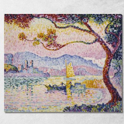 Antibes Paul Signac psn4 canvas print 