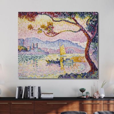 Antibes Paul Signac psn4 canvas print 